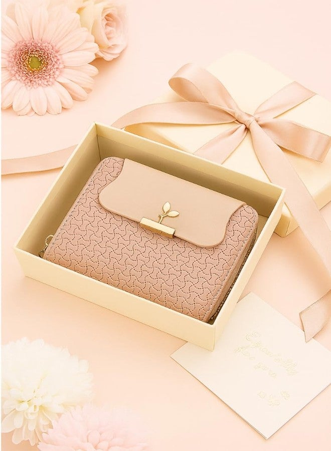 TYPIFY® Women Wallet - Stylish Ladies Purse, Hand Clutch & Card Holder | Premium PU Leather Purse for Women & Girls | Gift for Her (Pink) - Image 5